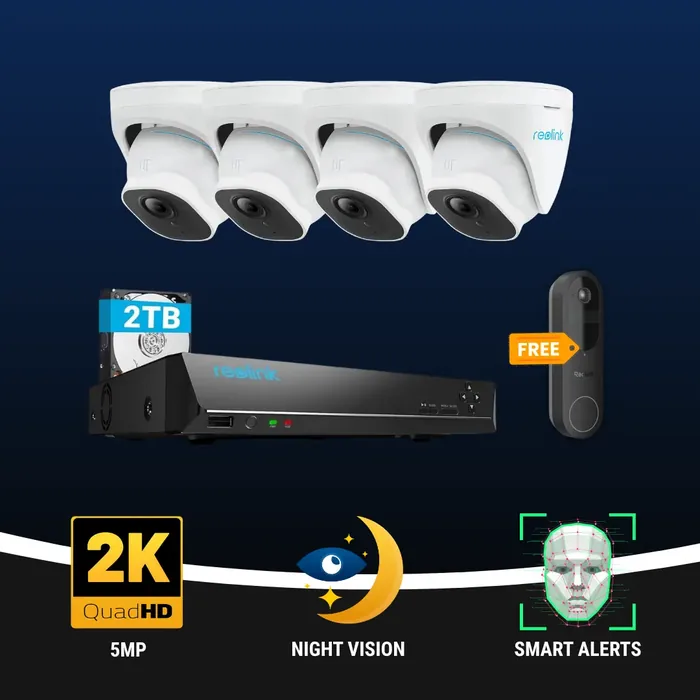 4x ReoLink 5MP Package