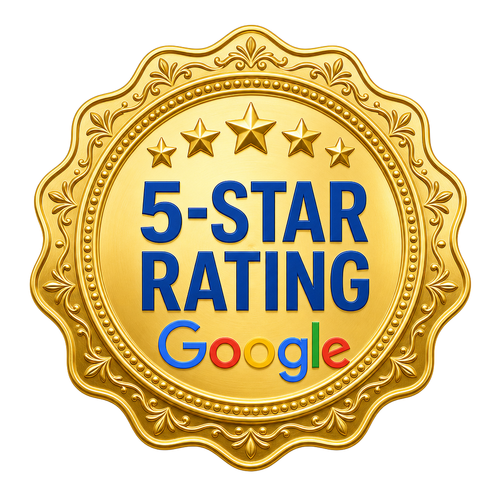 5-Star Rating on Google