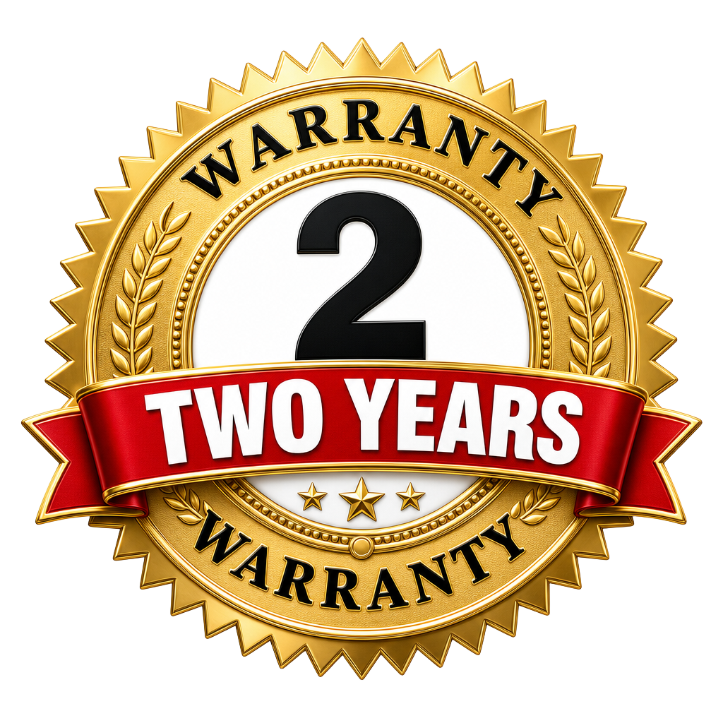3 Year Warranty